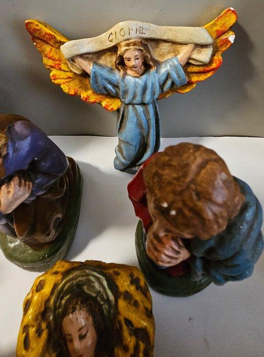 Kerststal (20) - Gips - Compleet set kerststal, Antiek en Kunst, Antiek | Boeken en Manuscripten