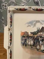 Sarreguemines - Plat - Obernai par Henri Loux - Faïence