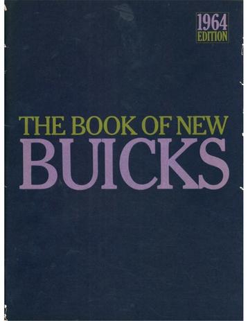 1964 BUICK PROGRAMMA BROCHURE ENGELS (USA), Nieuw
