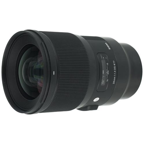 Sigma 28mm F/1.4 DG HSM Art L-mount occasion, Audio, Tv en Foto, Foto | Lenzen en Objectieven, Zo goed als nieuw, Verzenden