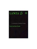 1980 LANCIA BETA INSTRUCTIEBOEKJE ENGELS, Ophalen of Verzenden