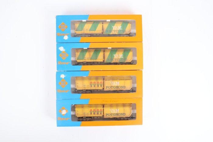Roco H0 - 4368-serie - Modeltrein goederenwagon (4) - VAM, Hobby en Vrije tijd, Modeltreinen | H0