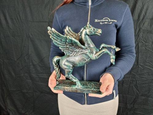 Beeld, Pegasus Horse - 26 cm - IJzer, Antiek en Kunst, Curiosa en Brocante