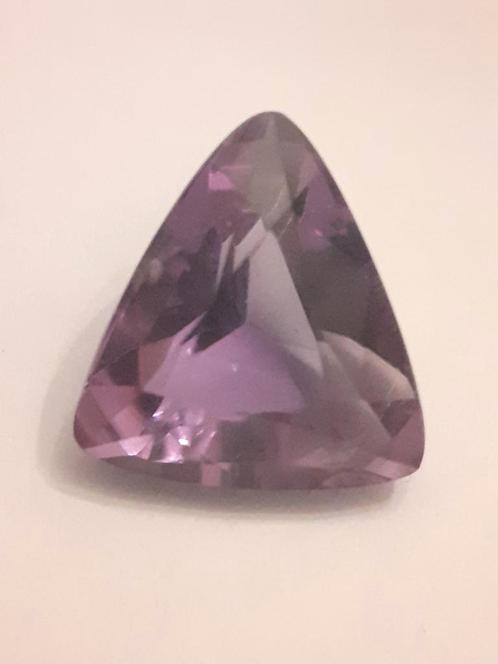 Trillion shape amethyst, purple, 6.45 ct, seller certified, Bijoux, Sacs & Beauté, Pierres précieuses, Envoi