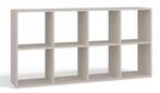 Vakkenkast creme 8 vakken (Boekenkasten, Woonkamer), 100 tot 150 cm, Verzenden, Nieuw, Minder dan 100 cm