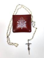 Rozenkrans - Zilveren rozenkrans van Paus Benedictus XVI,, Antiek en Kunst