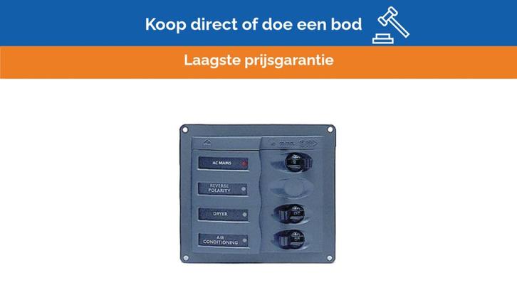 Bieden: BEP circuit breaker panel AC 110V 2x, Watersport en Boten, Bootonderdelen, Ophalen of Verzenden