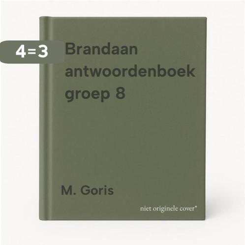 Brandaan antwoordenboek groep 8 9789034546203 M. Goris, Boeken, Schoolboeken, Gelezen, Verzenden
