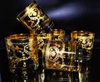 Verres à whiskey (6) - Cristal, Or 999 (24 ct) - hand made