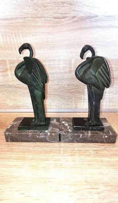 sculptuur, Serre-livres signé Adam Feron - 18 cm -, Antiek en Kunst, Kunst | Designobjecten