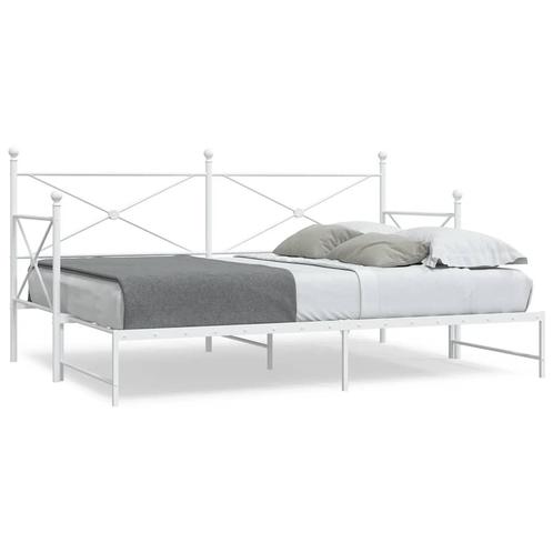 vidaXL Slaapbank met onderschuifbed zonder matras 90x190 cm, Huis en Inrichting, Slaapkamer | Bedden, Nieuw, Verzenden