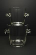 Seau a glaçon et - Champagne koeler (2) - Kristal, Glas