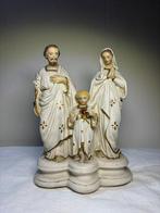 Statue, Beeld van de Heilige Drie in Gips met Gouden