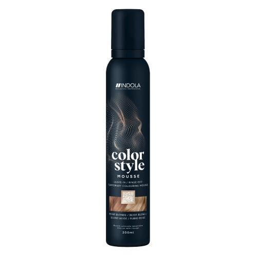 Indola Color Style Mousse 200ml Beige Blonde (Kleurmousse), Bijoux, Sacs & Beauté, Beauté | Soins des cheveux, Envoi