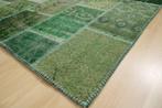 Orientaalse Groene Handgemaakte Patchwork - Vloerkleed - 170, Antiek en Kunst