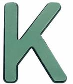 Letter k van steekschuim met bodem premier, passen niet op, Nieuw