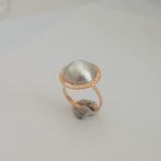 Ring - 18 karaat Geel goud Parel, Nieuw