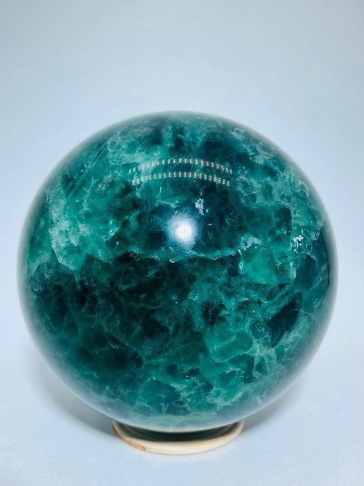 Groene fluoriet - AAA-kwaliteit - Ø 136mm Natuurlijke steen, Collections, Minéraux & Fossiles