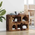 vidaXL Dressoir Oudhout 80.5 x 35 x 59 cm Bewerkt hout, Huis en Inrichting, Verzenden, Nieuw