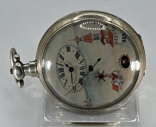 Bovet Schweiz - Automatenuhr - asiatischer Markt - Windmühle, Handtassen en Accessoires, Horloges | Heren