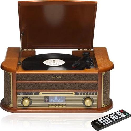 Tweedekans | Denver Retro Platenspeler - Ingebouwde Speakers, Audio, Tv en Foto, Tuners, Ophalen of Verzenden