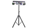 Ibiza Light DJLIGHT65 Licht Standaard 2 RGBW Par Cans + 2