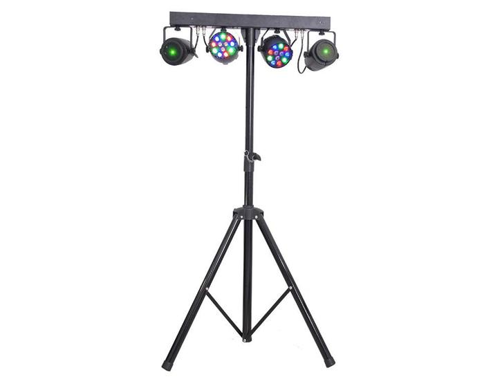 Ibiza Light DJLIGHT65 Licht Standaard 2 RGBW Par Cans + 2, Muziek en Instrumenten, Licht en Laser