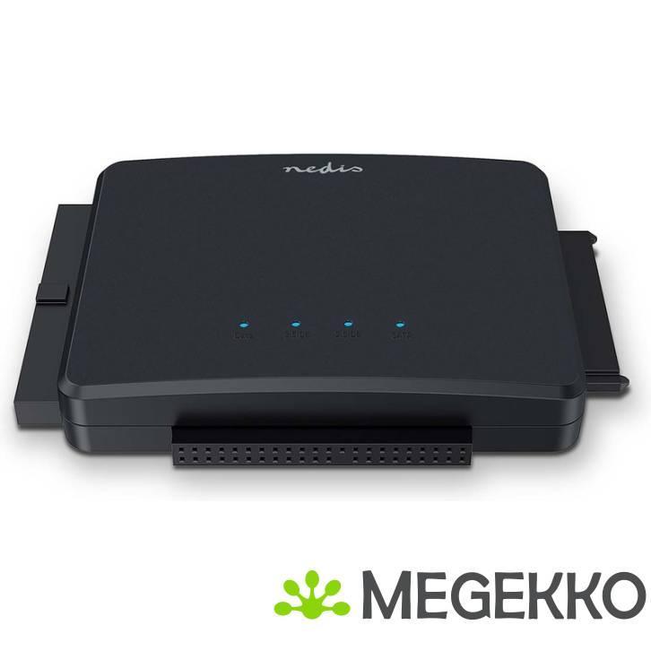 Nedis Hardeschijfadapter USB 3.2 Gen1 2.5 / 3.5   IDE + SATA, Computers en Software, Harde schijven, Nieuw, Verzenden