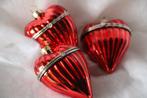 Kerstballen Napoli: rode glazen bewaardoosjes als, Diversen, Nieuw