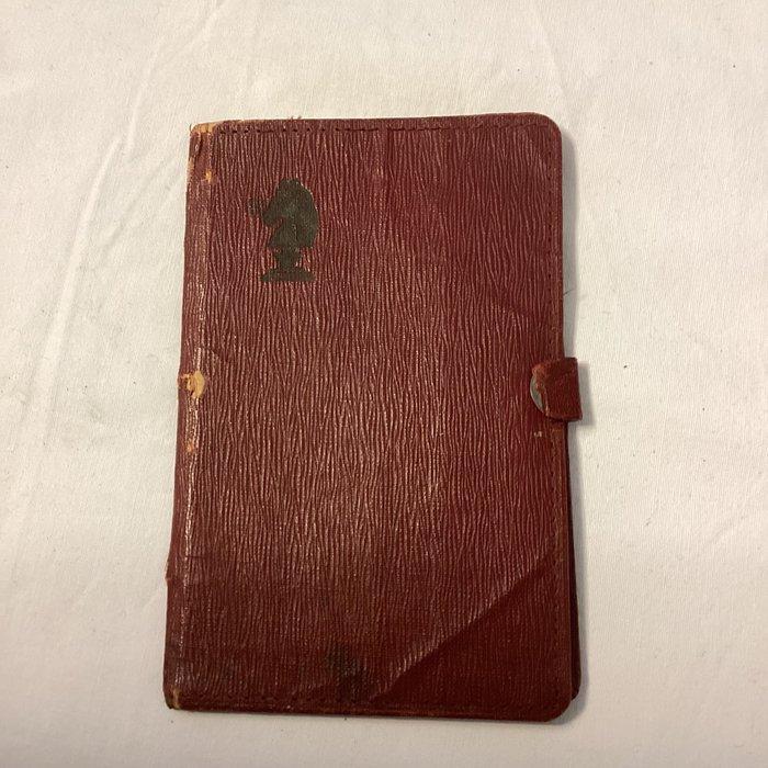 Schaakspel - Mooi antiek reis schaakspel, Antiek en Kunst, Curiosa en Brocante