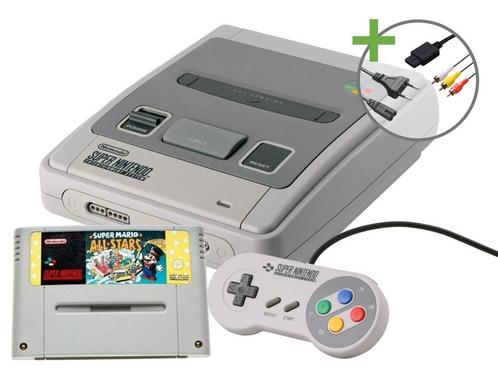 Super Nintendo Starter Pack - Super Mario All Stars Edition, Games en Spelcomputers, Spelcomputers | Nintendo Super NES, Verzenden