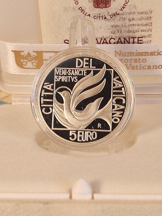 Vaticaan. 5 Euro 2005 Sede Vacante Proof (Zonder, Postzegels en Munten, Munten | Europa | Euromunten