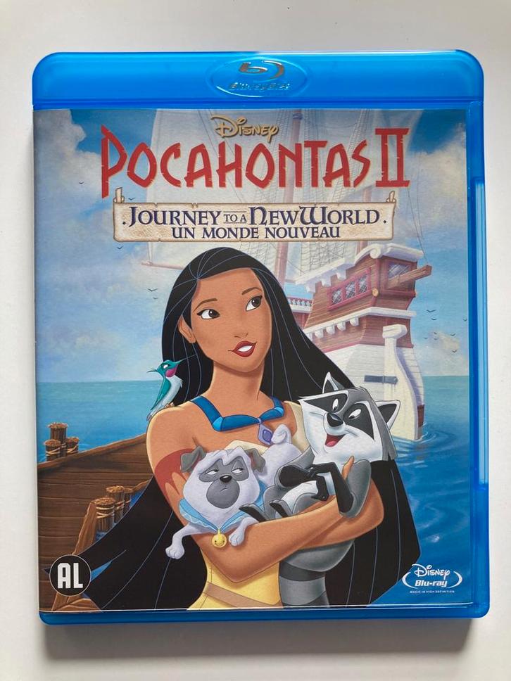 POCAHONTAS 2 JOURNEY TO A NEW WORLD (BLURAY), Cd's en Dvd's, Blu-ray, Gebruikt