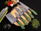 R.S Knives - Keukenmes - Chef-messen - Groene Micarta-platen