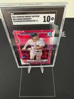 2021 Bowman Chrome Sapphire Xander Bogaerts #85 Padparadscha, Verzamelen, Stickers, Nieuw