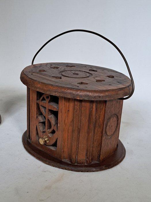 Ottoman (2) - ragoût - Chêne, Antiek en Kunst, Antiek | Overige Antiek