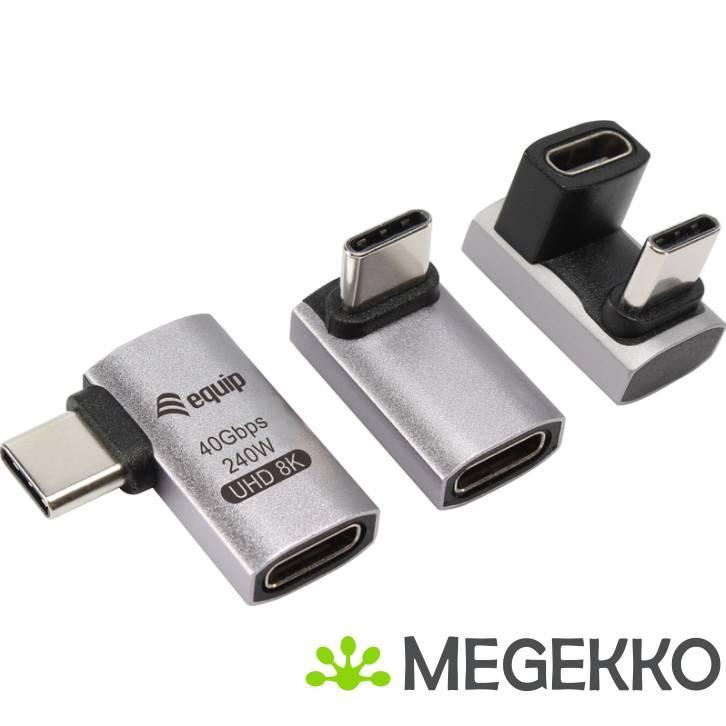 Equip 133478 tussenstuk voor kabels USB C Zwart, Grijs, Informatique & Logiciels, Ordinateurs & Logiciels Autre, Envoi