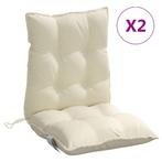 Tuinkussens met korting! Cremekleurige stoelkussens aan s..., Tuin en Terras, Tuinmeubel-accessoires, Verzenden, Nieuw