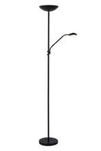 ZENITH Leeslamp LED Dimbaar 20W+4W 3000K IP20 - Zwart, Huis en Inrichting, Lampen | Vloerlampen, Verzenden, Nieuw, Metaal, Trendy verlichting