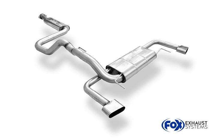 FOX Opel Astra J OPC halfsysteem, bestaande uit achterdemper, Auto-onderdelen, Uitlaatsystemen, Nieuw, Verzenden