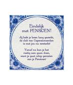 Delfts Blauw Tegel Pensioen 14,5cm, Maison & Meubles, Accessoires pour la Maison | Peintures, Dessins & Photos, Verzenden