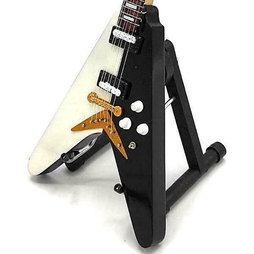Miniatuur Dean gitaar Michael Schenker Scorpions + standaard, Verzamelen, Muziek, Artiesten en Beroemdheden, Pop, Beeldje of Miniatuur