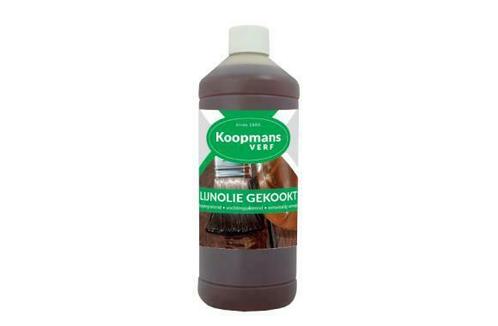 Lijnolie GEKOOKT professioneel 1 liter - gekookte drogende l, Doe-het-zelf en Bouw, Verf, Beits en Lak, Nieuw, Verzenden
