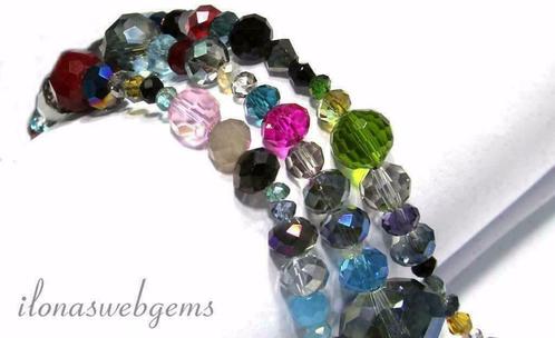 Swarovski style kristal kralen mix ca. 4-16x3-10mm, Hobby & Loisirs créatifs, Fabrication de Perles & Bijoux, Envoi