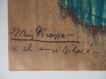 Pablo Picasso (1881-1973) - Hommage à Toulouse-Lautrec :