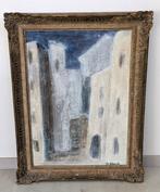 Italiaanse school (XX) - Viale tra palazzi, Antiek en Kunst