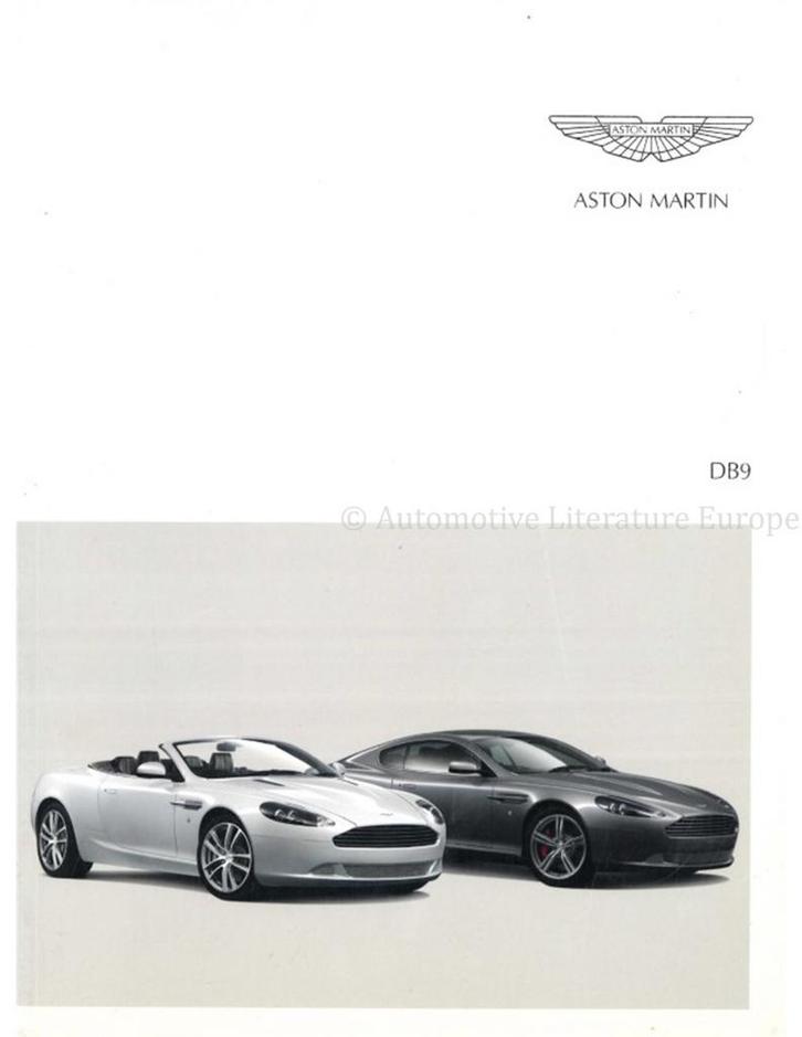 2010 ASTON MARTIN DB9 BROCHURE ENGELS, Boeken, Auto's | Folders en Tijdschriften