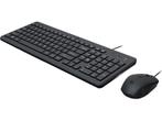 HP -  Muis En Toetsenbord Azerty  150 - Grijs, Verzenden, HP, Bedraad, Nieuw