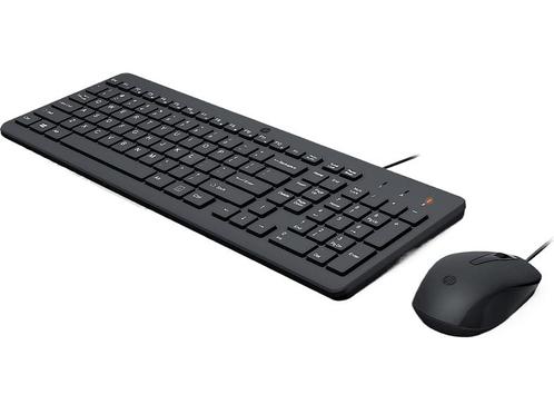 HP -  Muis En Toetsenbord Azerty  150 - Grijs, Computers en Software, Toetsenborden, Bedraad, Azerty, Nieuw, Verzenden