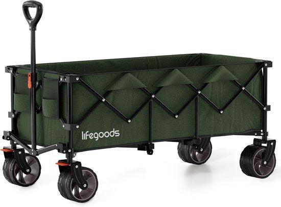 2eChoix | LifeGoods Wagon - XXL - pliable - 300L - 150KG de, Caravans en Kamperen, Kampeeraccessoires, Ophalen of Verzenden